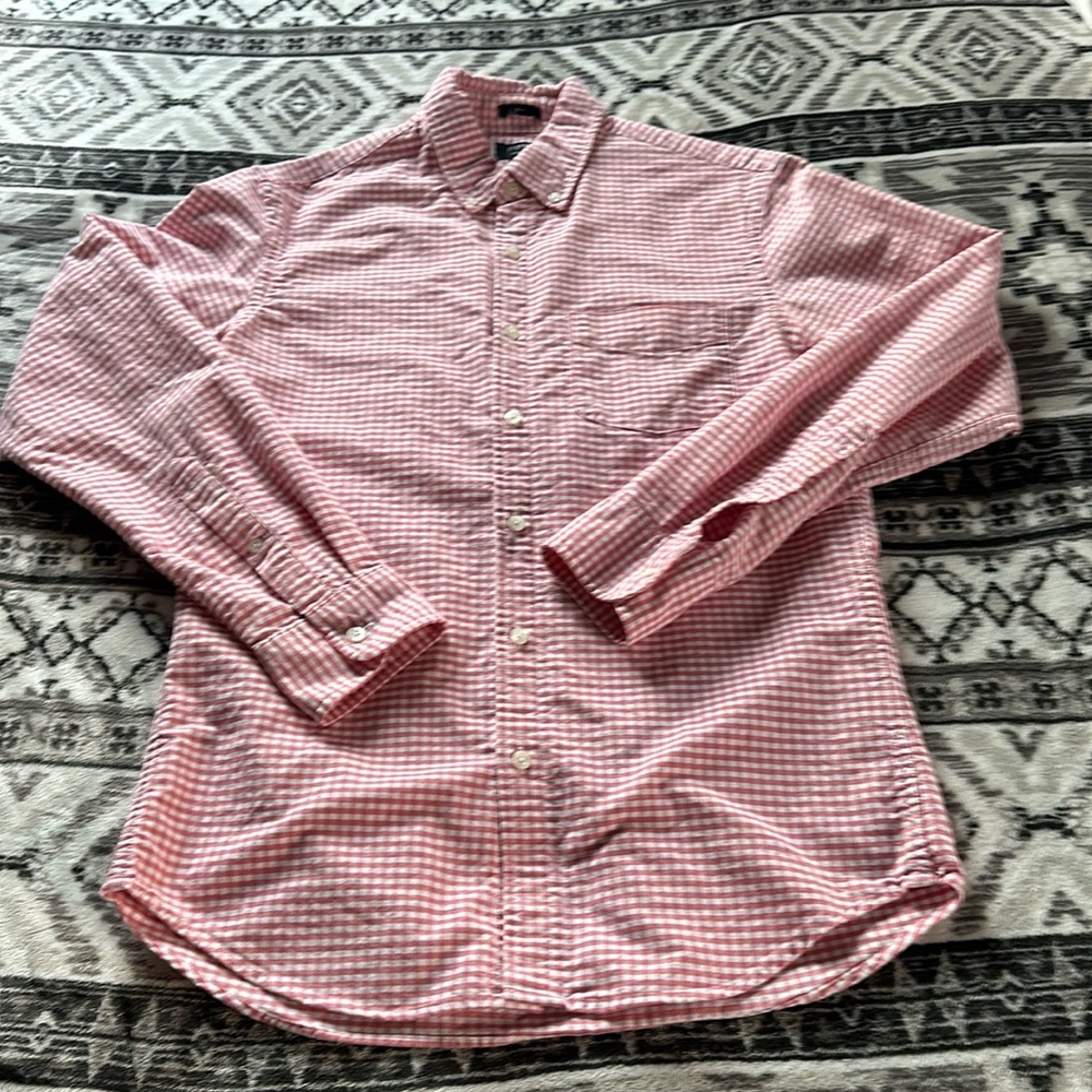 J Crew Oxford Men’s Shirt, Slim Small